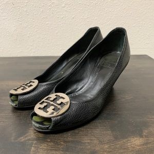 Tory Burch Wedge Heels - Black - Size US 8.5
